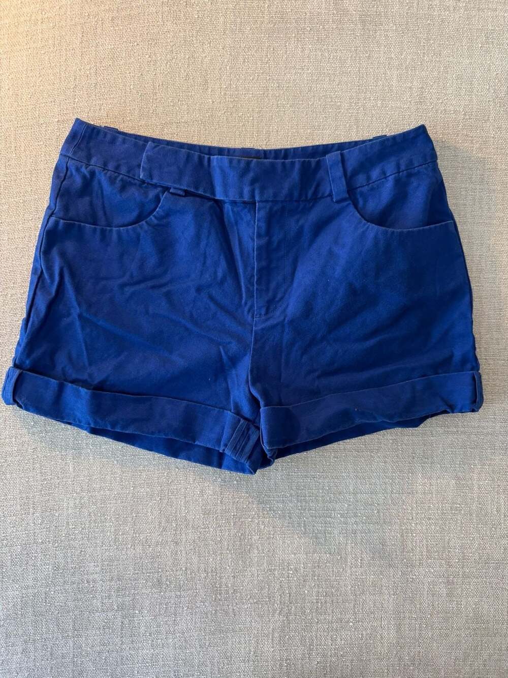 Kate Spade Saturday Royal Blue Cuffed Shorts Size 2